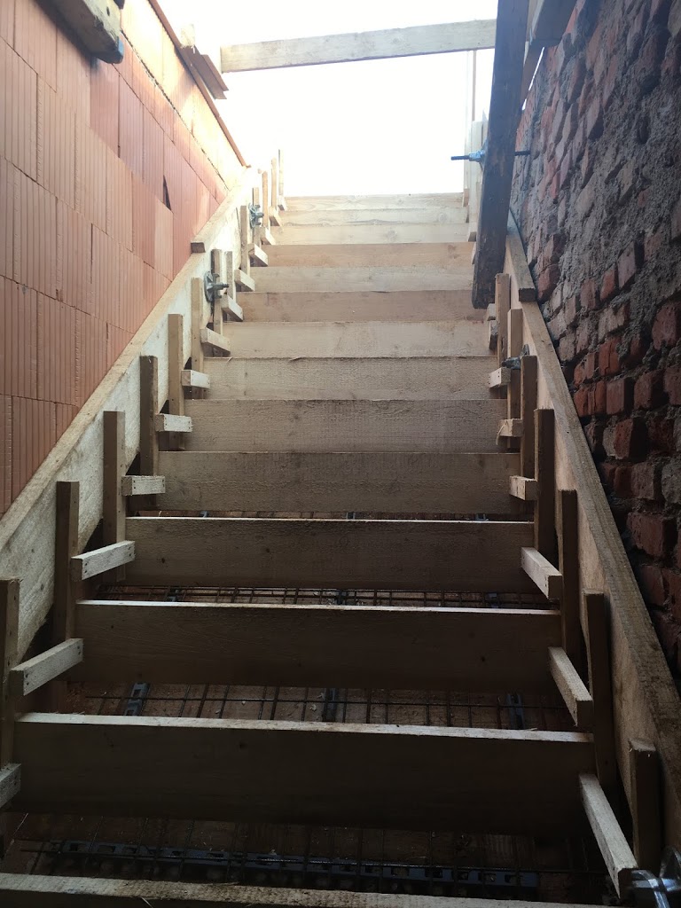 Treppe Schalung