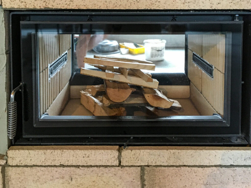 Kachelofen erstes anheizen